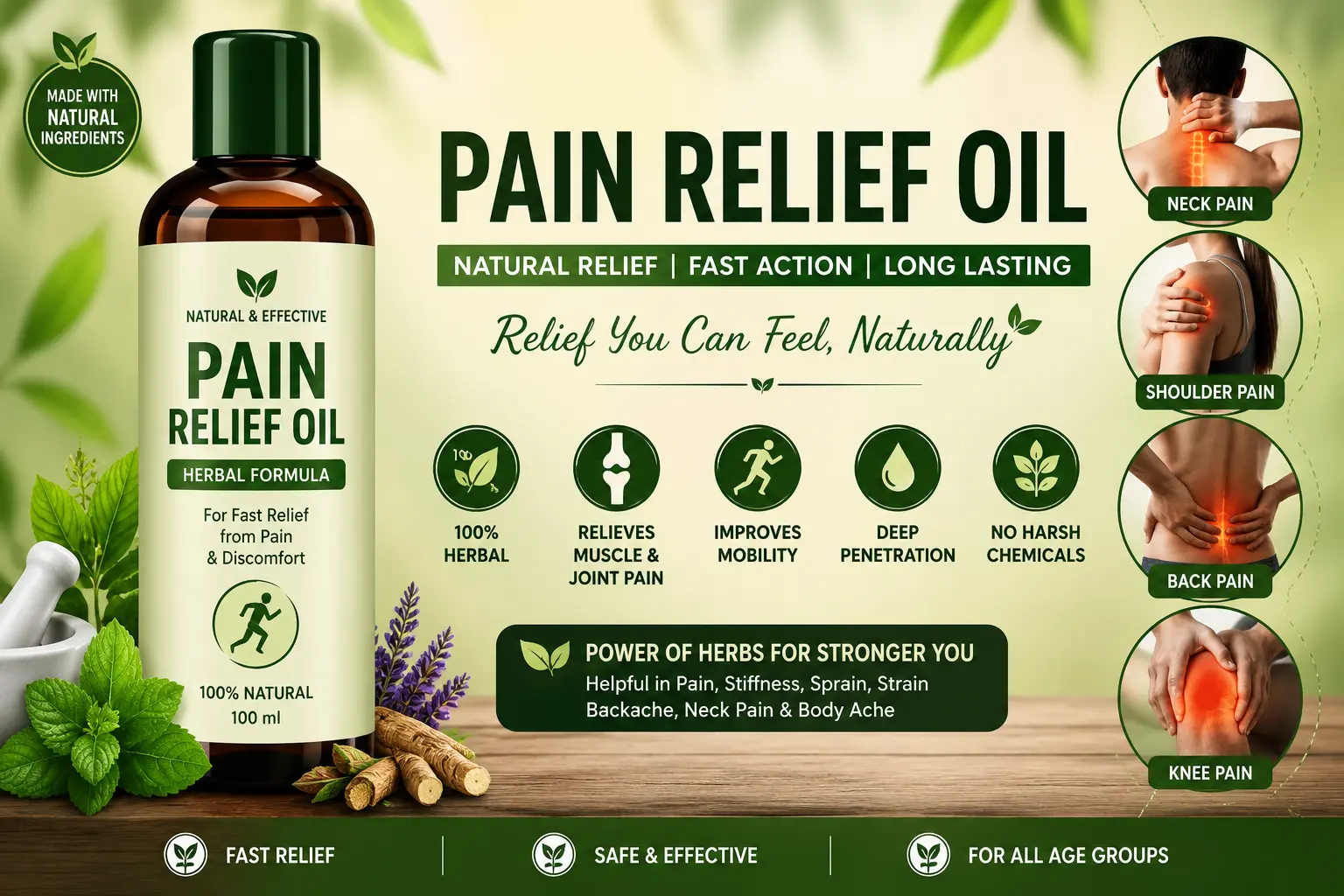 pain relief oil